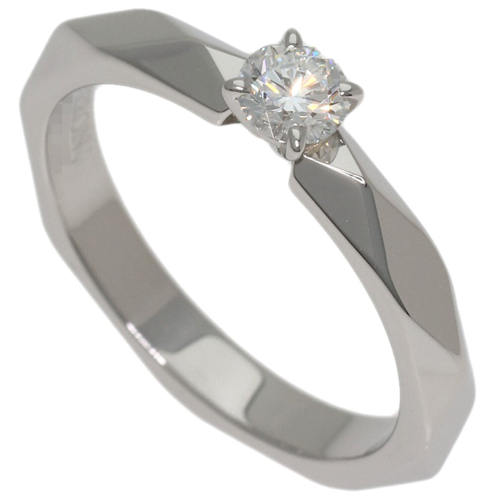 BOUCHERON Silver Diamond Ring #48